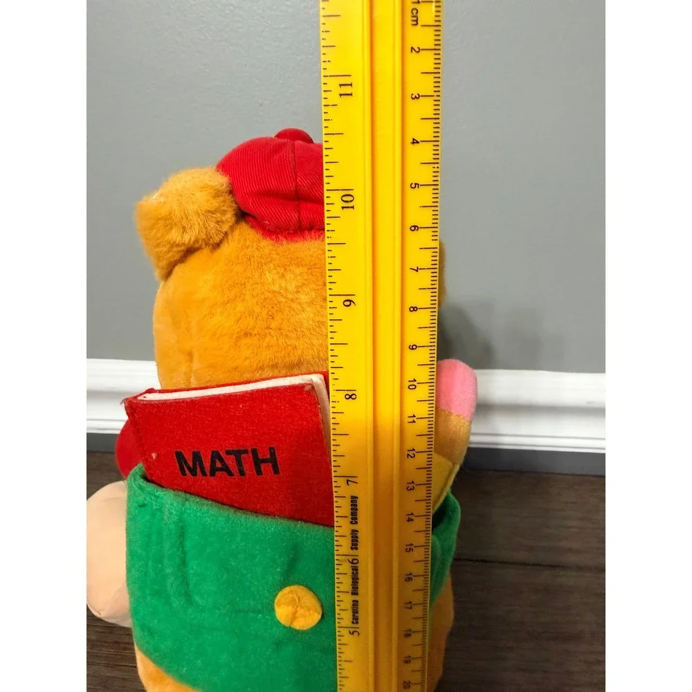 Disney Store Winnie the Pooh Back to School Plush Backpack Math‎ Book Pencil 11